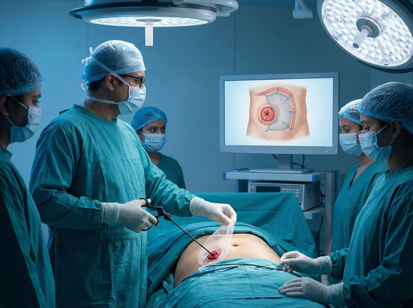 Parastomal Hernia Repair – section 5