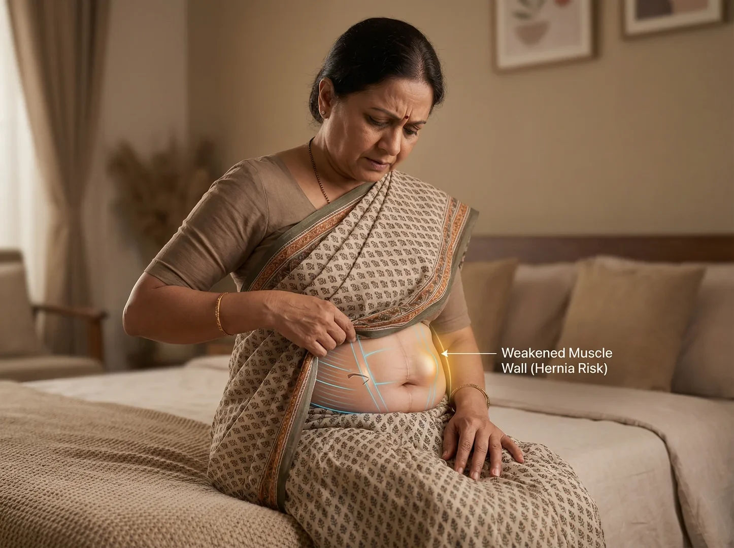 Incisional hernia – surgery site